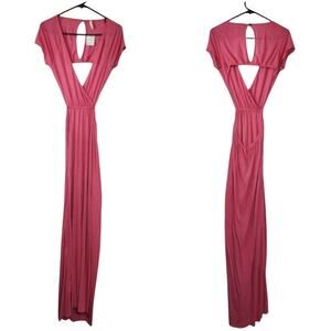 NWT Free People Hot Pink Boho Summer Maxi Dress